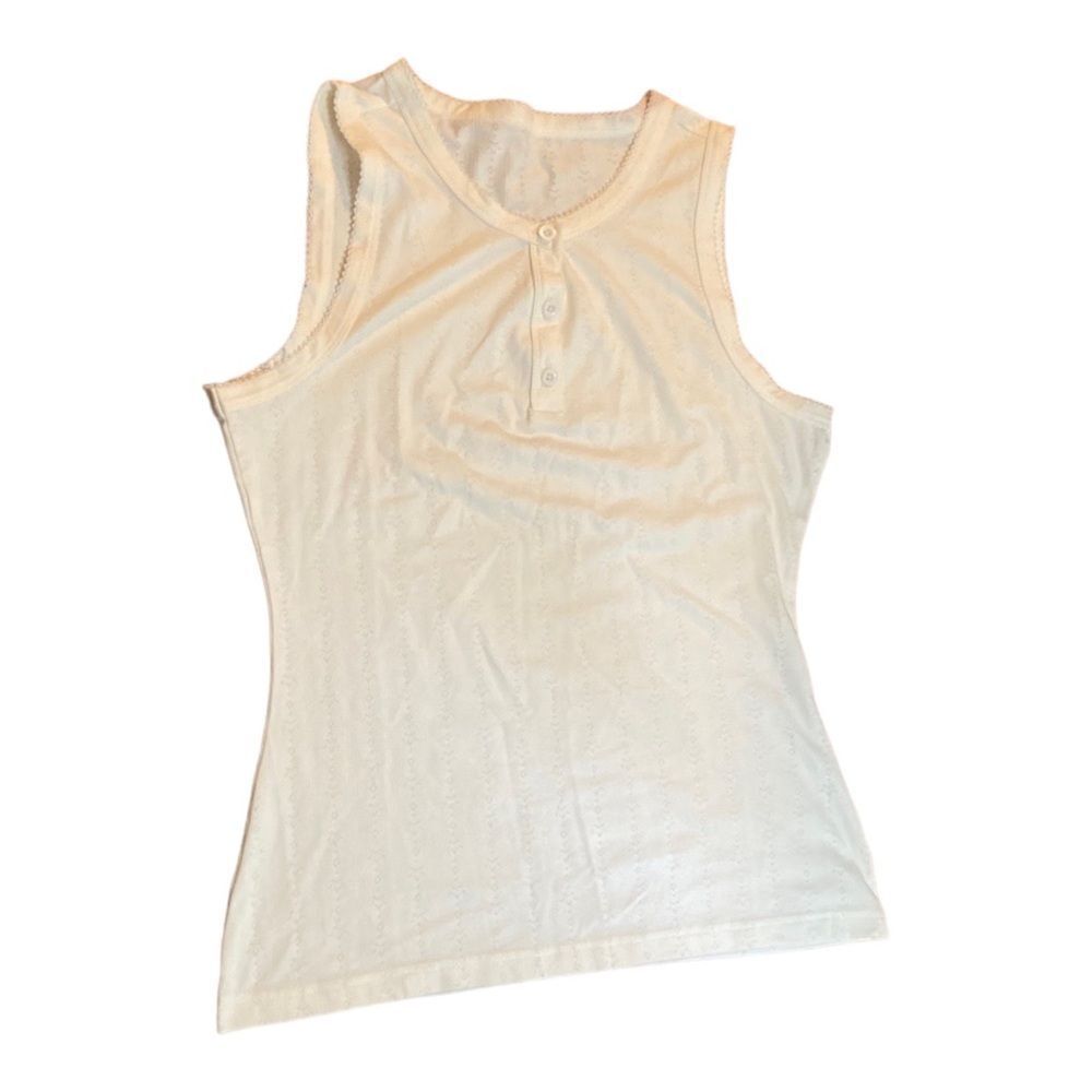 No Brand Women’s White Button Top